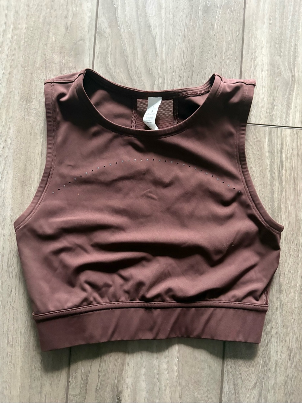 Lulu Lemon hotty hot cropped tank